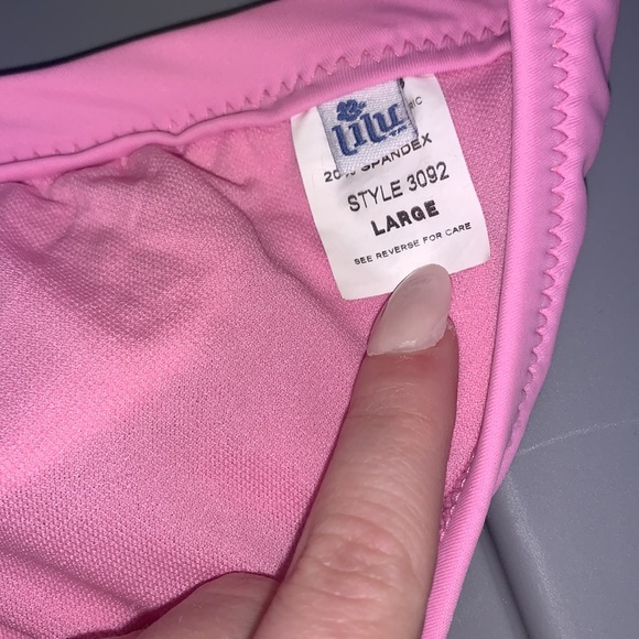Pink lilu Bikini tie top - Picture 6 of 6